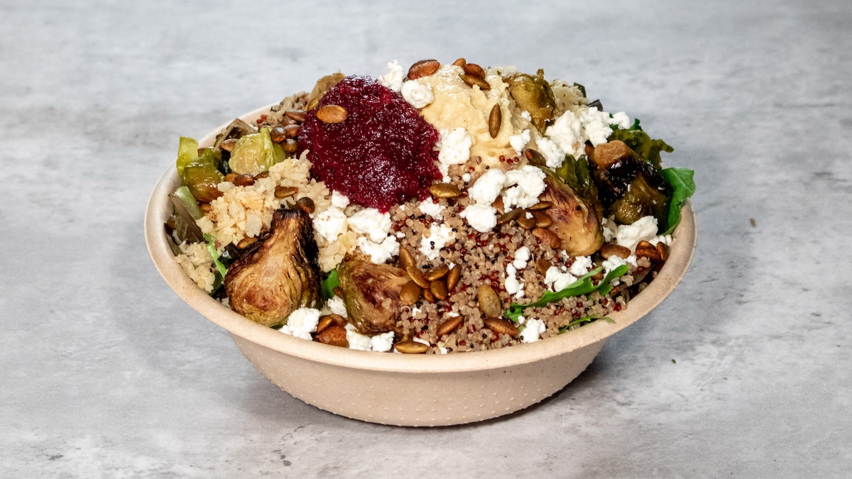 Riced Cauliflower & Hummus